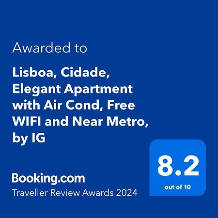 Lisboa, Cidade, Elegant Apartment With Air Cond, Free Wifi And Near Metro, By Ig Dış mekan fotoğraf